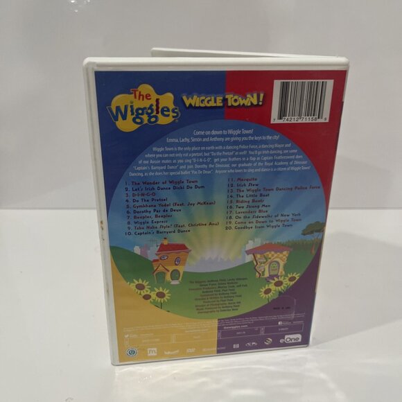 The Wiggles: Wiggle Town! (DVD, 2016) OOP HTF R1 Region 1 Kaboom! Children’s GUC - Picture 2 of 3